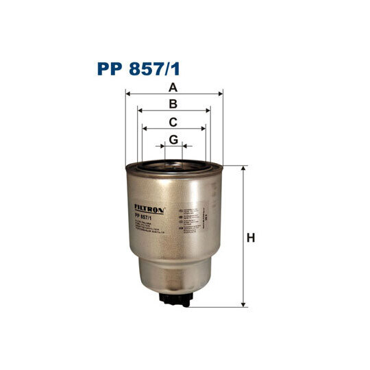 PP 857/1 - Bränslefilter 