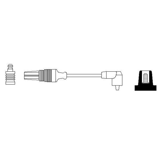 0 986 356 158 - Ignition Cable 