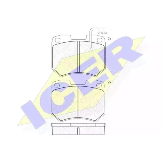 180314 - Brake Pad Set, disc brake 