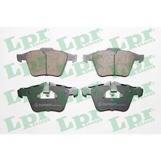 05P1587 - Brake Pad Set, disc brake 
