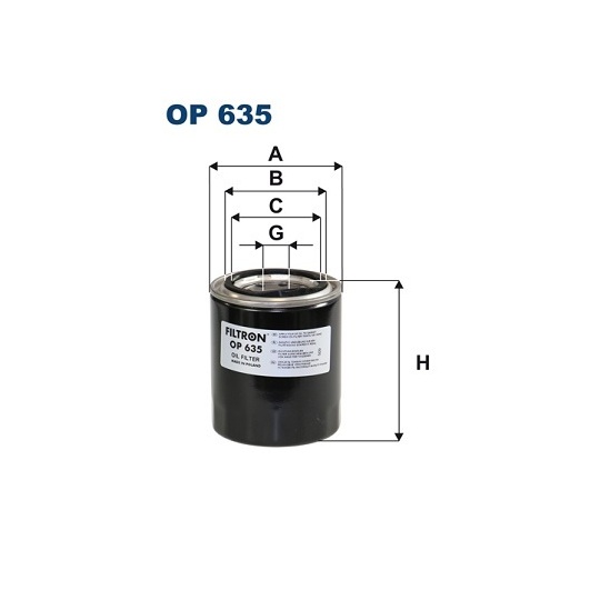 OP 635 - Oil filter 