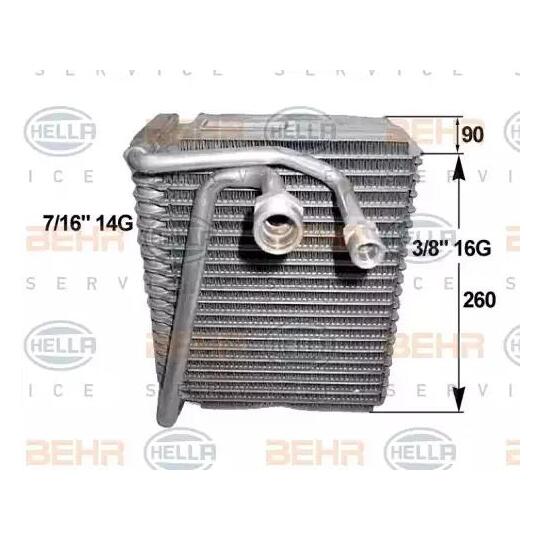 8FV 351 211-091 - Evaporator, air conditioning 