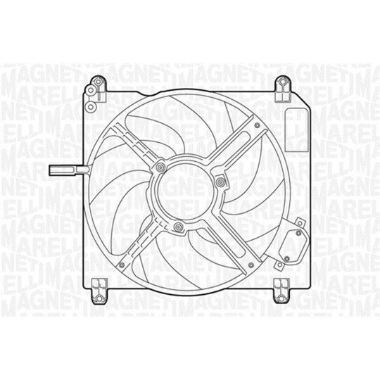 069422007010 - Fan, radiator 