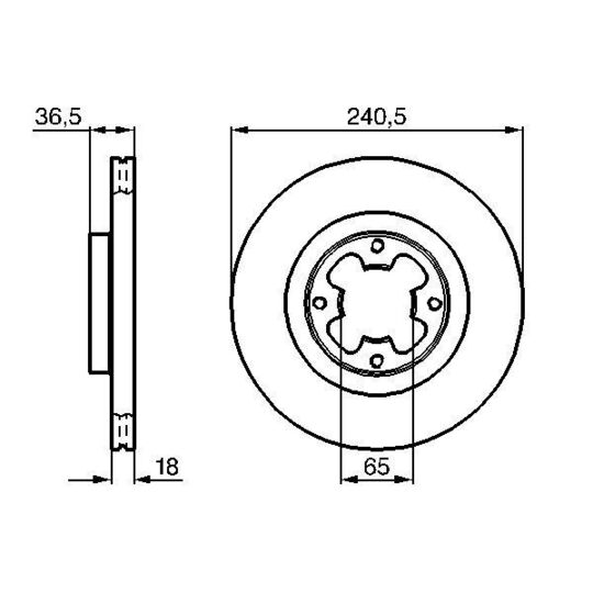 0 986 478 292 - Brake Disc 