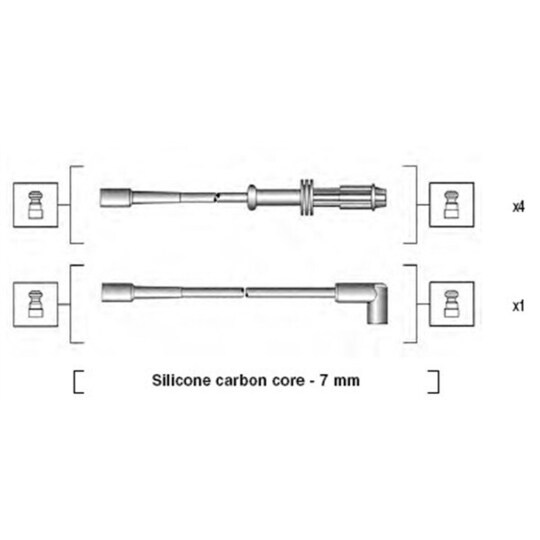 941135120700 - Ignition Cable Kit 