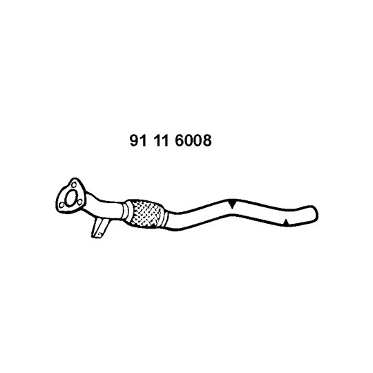 91 11 6008 - Exhaust pipe 