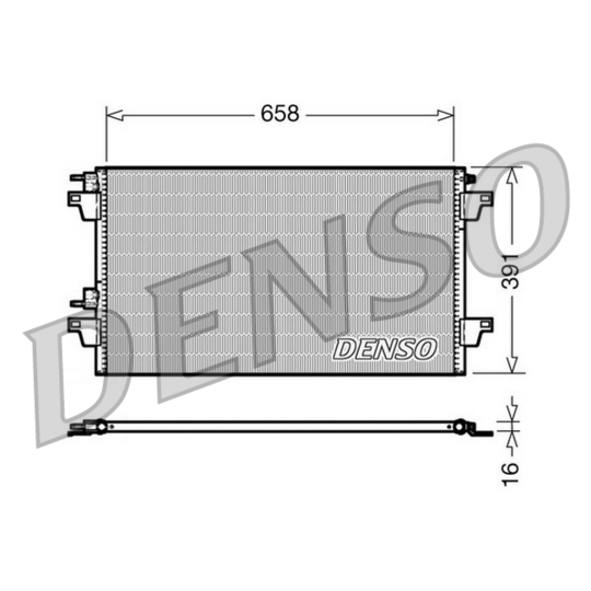 DCN23018 - Condenser, air conditioning 