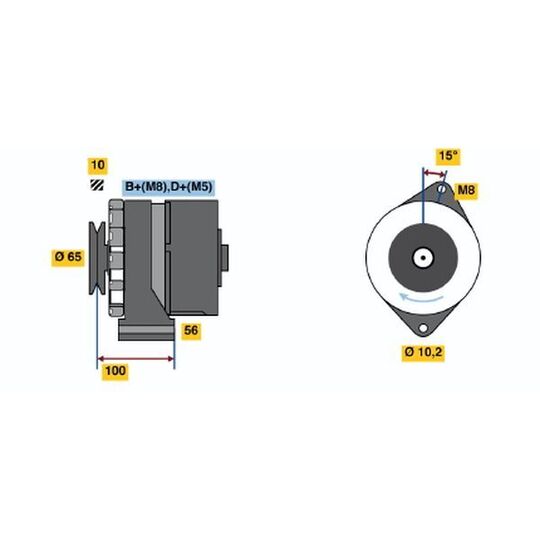 0 986 034 250 - Generator 