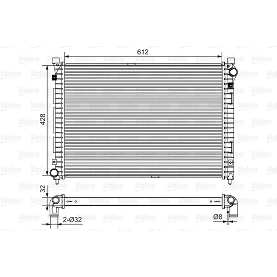 732399 - Radiaator, mootorijahutus 