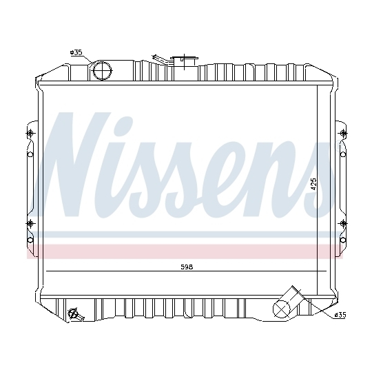 62840 - Radiator, engine cooling 