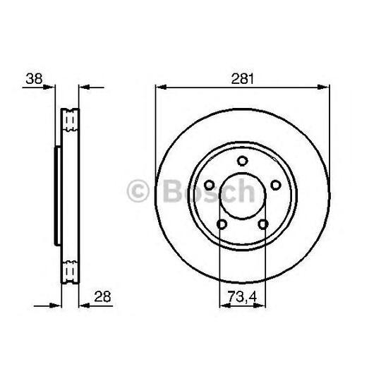 0 986 479 063 - Brake Disc 