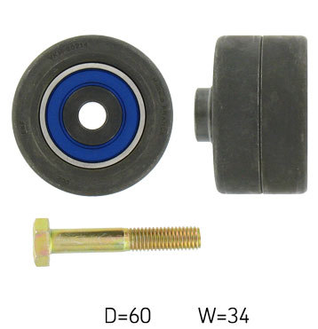 VKM 23214 - Deflection/Guide Pulley, timing belt 