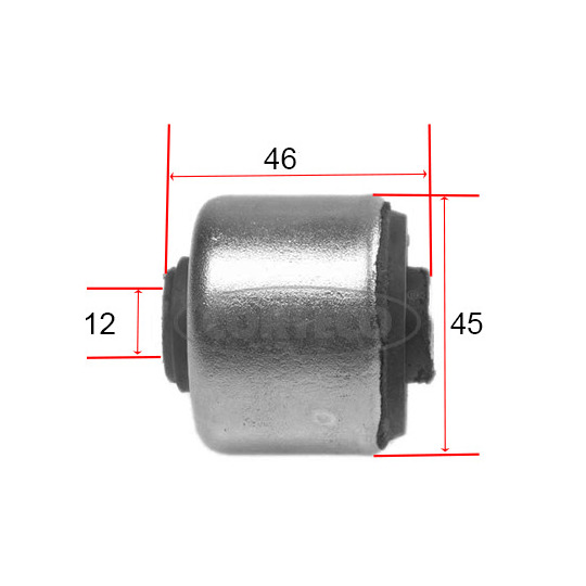 21652448 - Control Arm-/Trailing Arm Bush 