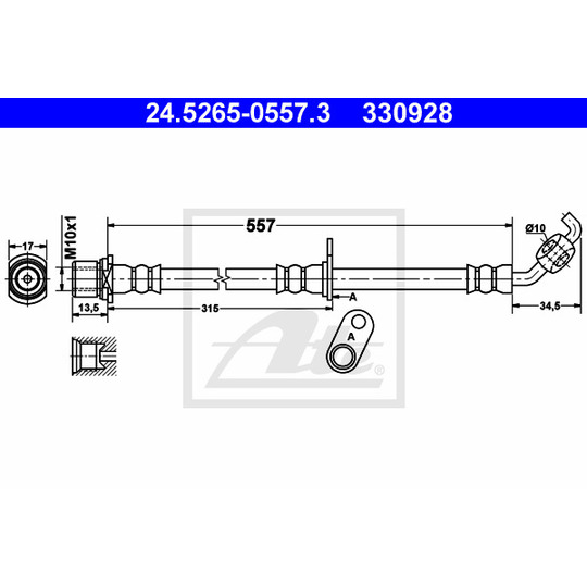 24.5265-0557.3 - Brake Hose 