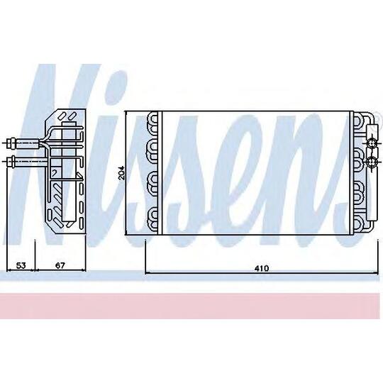 Evaporator, air conditioning