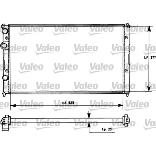 731268 - Radiator, engine cooling 