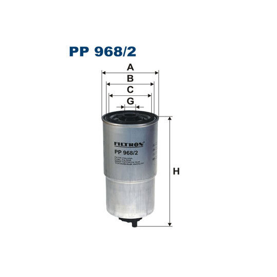 PP 968/2 - Bränslefilter 