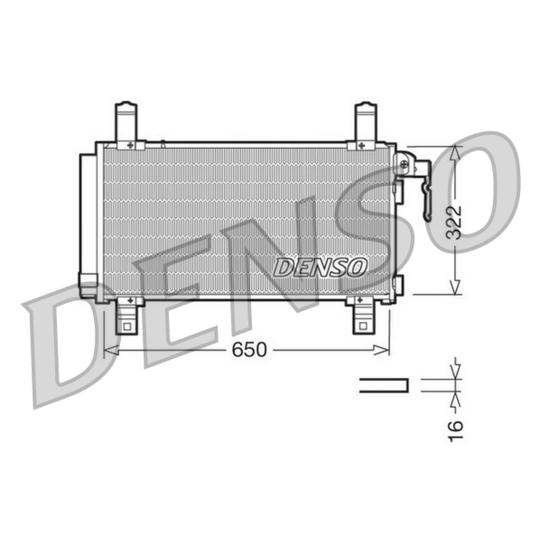 DCN44006 - Condenser, air conditioning 
