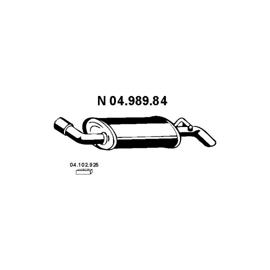 04.989.84 - End Silencer 