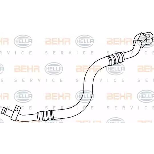9GS 351 337-521 - High Pressure Line, air conditioning 