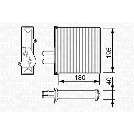 350218057003 - Heat Exchanger, interior heating 
