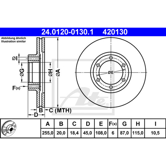 24.0120-0130.1 - Brake Disc 