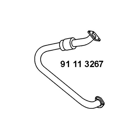 91 11 3267 - Exhaust pipe 