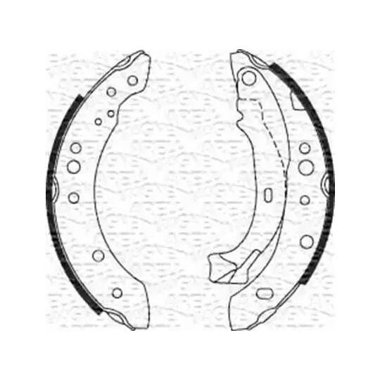 363617000000 - Brake Shoe Set 