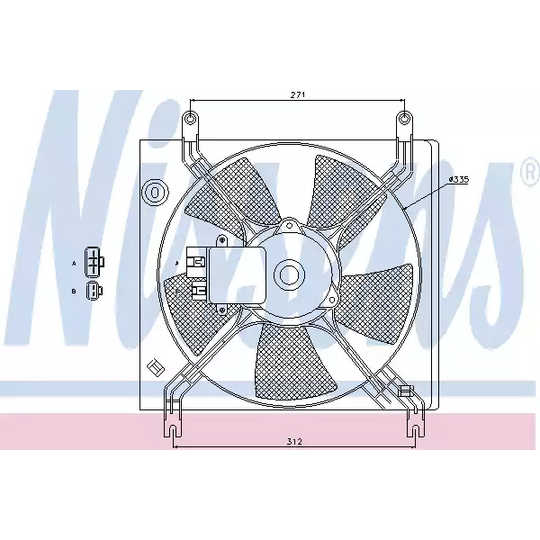85390 - Fan, radiator 