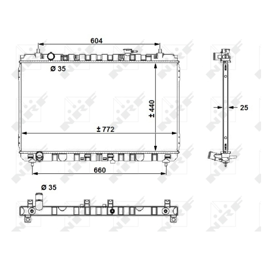 53056 - Radiator, engine cooling 