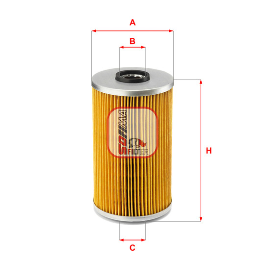 S 5555 PO - Oil filter 