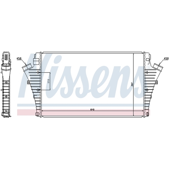 96748 - Intercooler, charger 