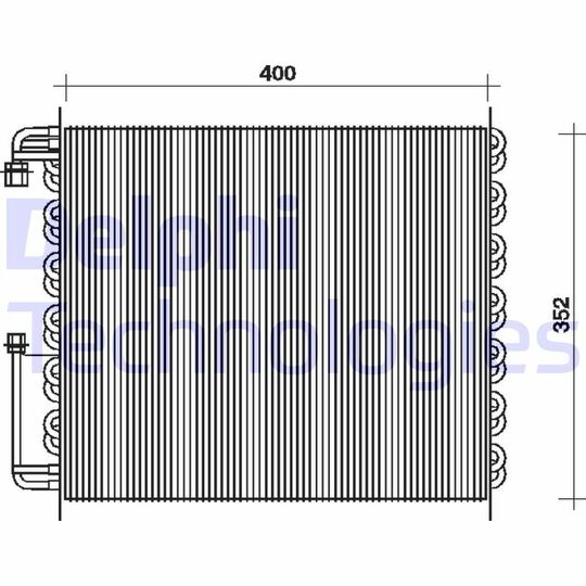 TSP0225080 - Condenser, air conditioning 