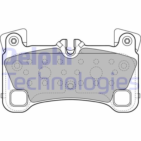 LP2118 - Brake Pad Set, disc brake 