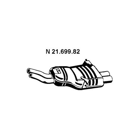 21.699.82 - Takaäänenvaimentaja 