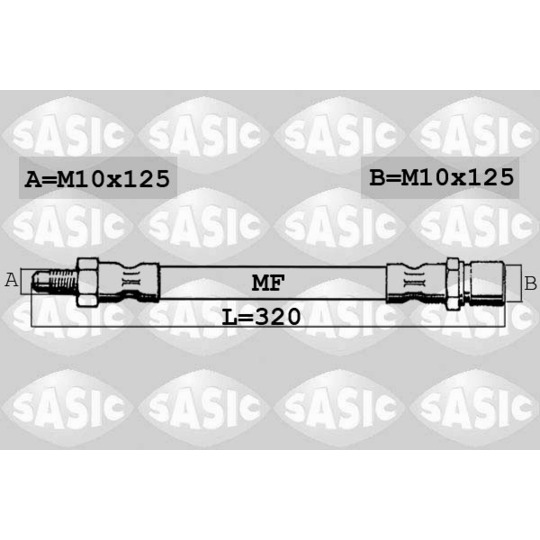 SBH6284 - Brake Hose 