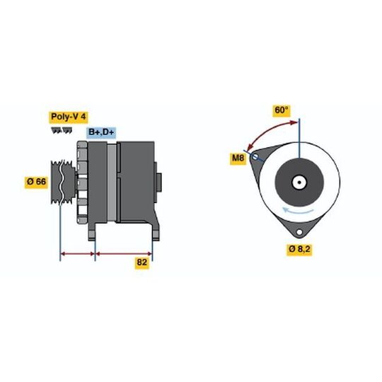 0 986 037 040 - Generator 