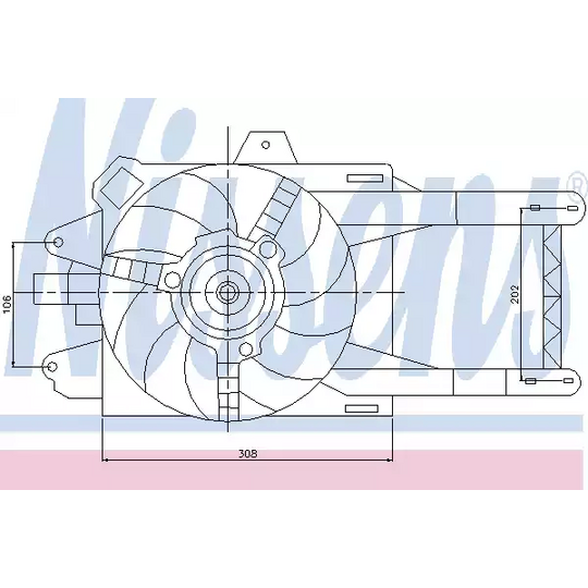 85117 - Ventilaator, mootorijahutus 