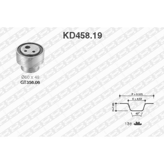 KD458.19 - Timing Belt Set 