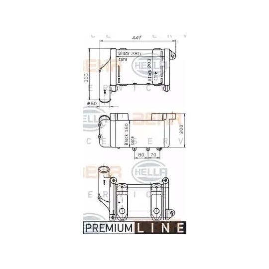 8MO 376 765-371 - õliradiaator, retarder 