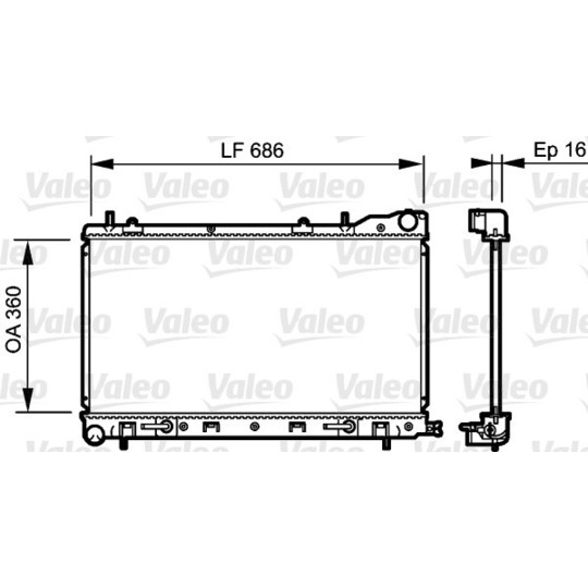 735210 - Radiaator, mootorijahutus 