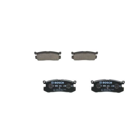 0 986 461 138 - Brake Pad Set, disc brake 