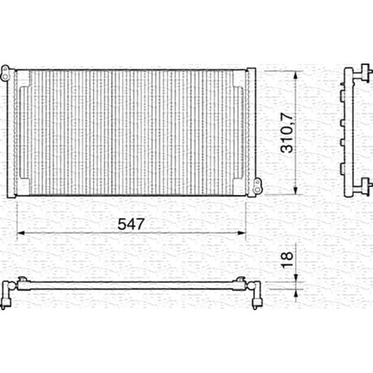 350203155000 - Condenser, air conditioning 