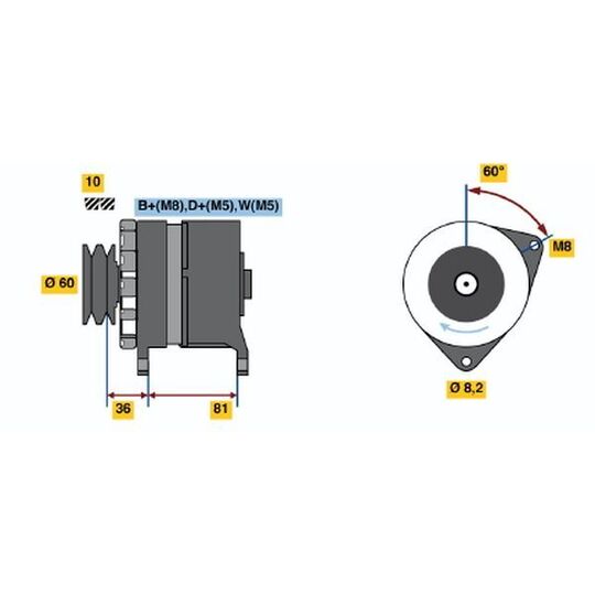 0 986 034 140 - Generator 