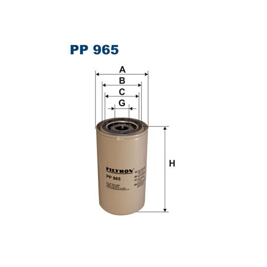 PP 965 - Kütusefilter 