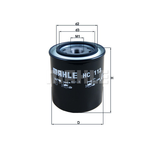 HC 113 - Hydraulic Filter, automatic transmission 