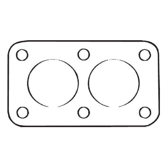 256-649 - Gasket, exhaust pipe 