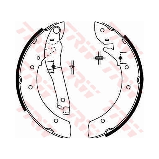 GS8206 - Brake Shoe Set 