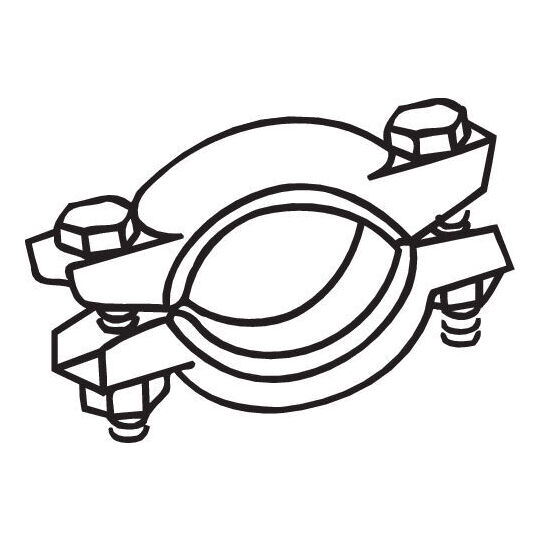 254-787 - Clamp, exhaust system 