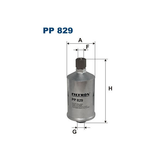 PP 829 - Kütusefilter 